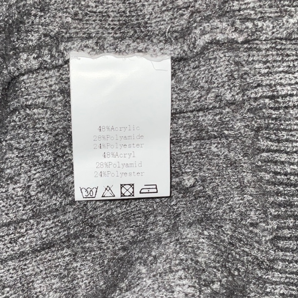 Gray Patterned Sweater - Picture 4 of 6